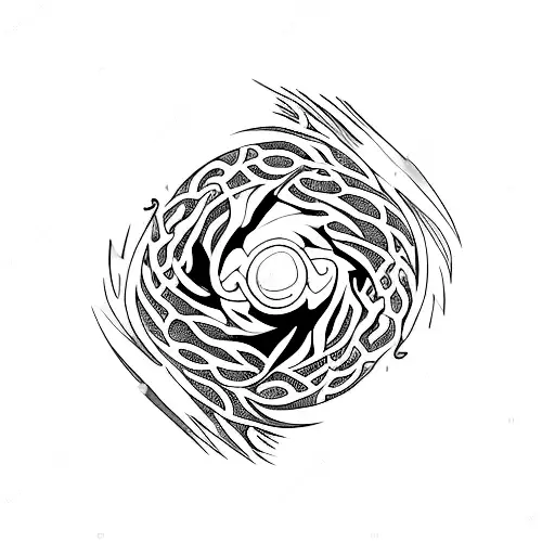 Yin And Yang Made Dragon