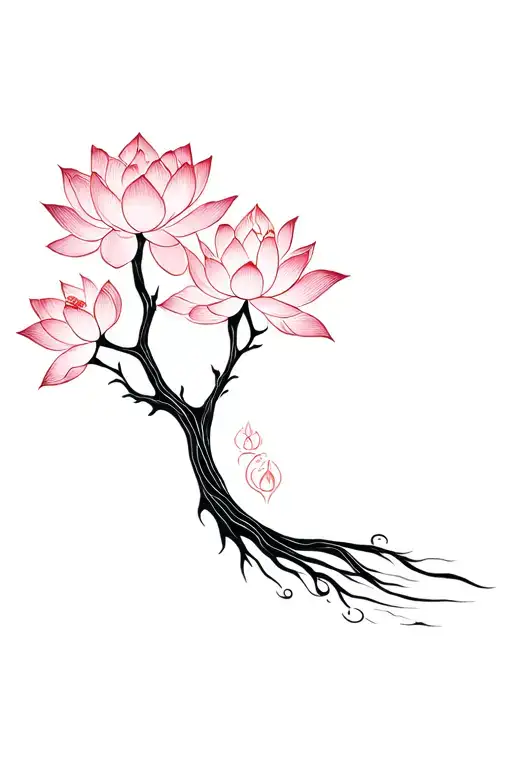 Tree And Lotus