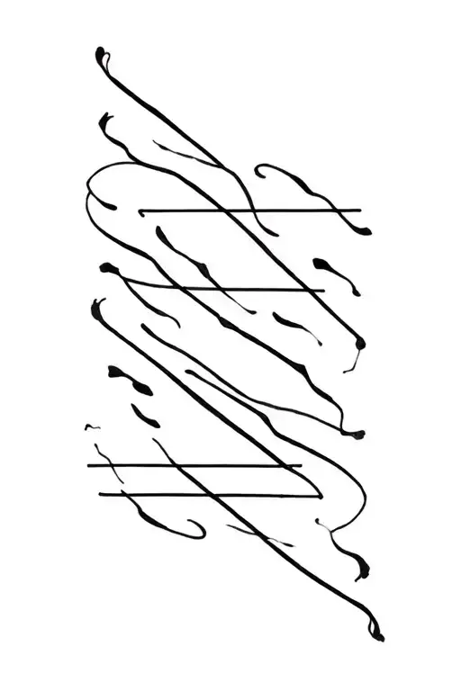 Ink Lines Connecting Different