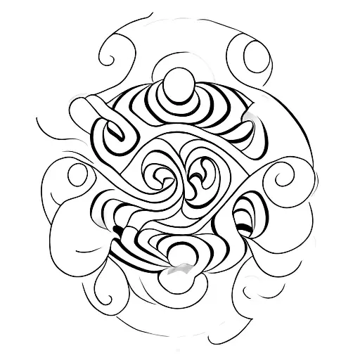 Symmetric Spiral And Star