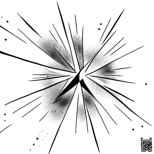 Shooting Star Flying From Far