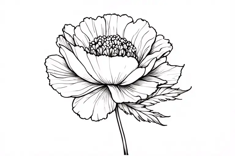 Blackout White Carnation Flower