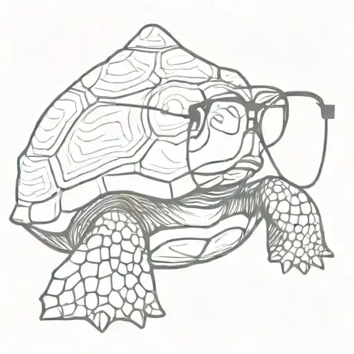 Turtle With Glasses