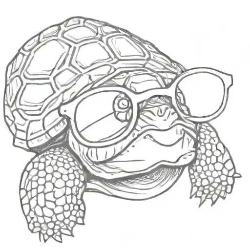 Turtle With Glasses