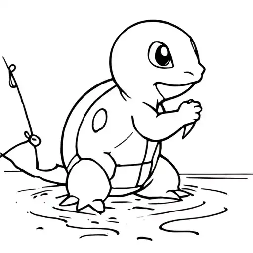 Squirtle Fishing