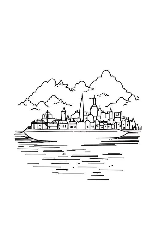 Bergen In The Background