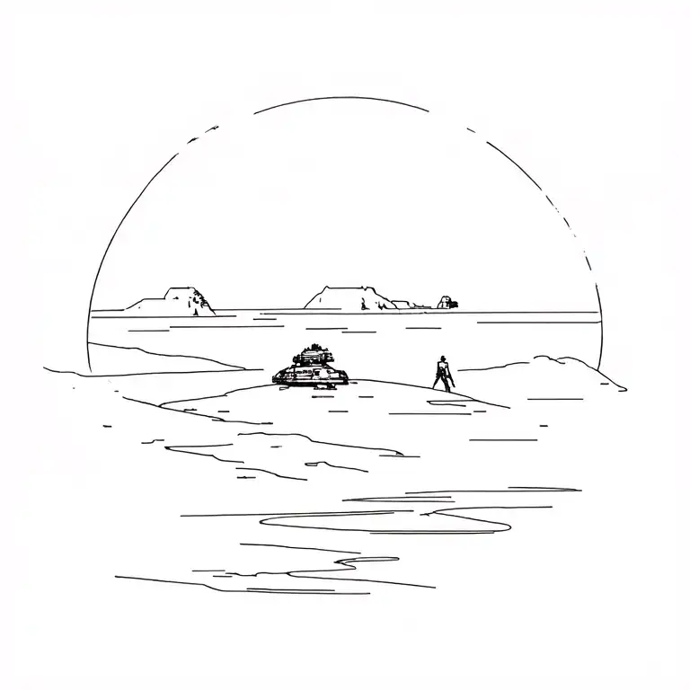 Tatooine Star War Scene