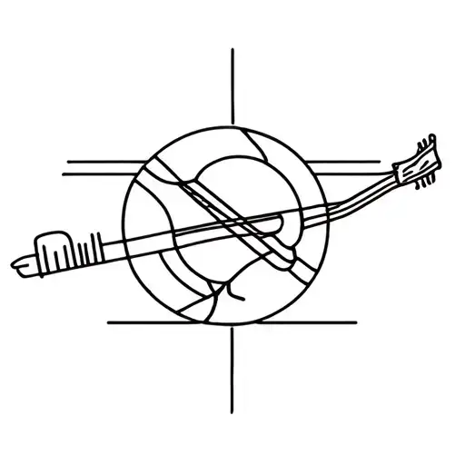 To Be A Rock And Not To Roll Symbol Combined