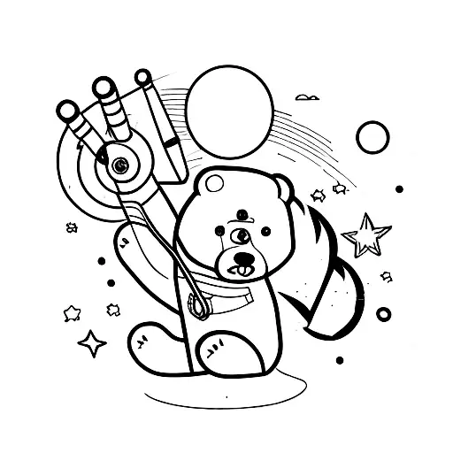 Bear With Rocket Luncher