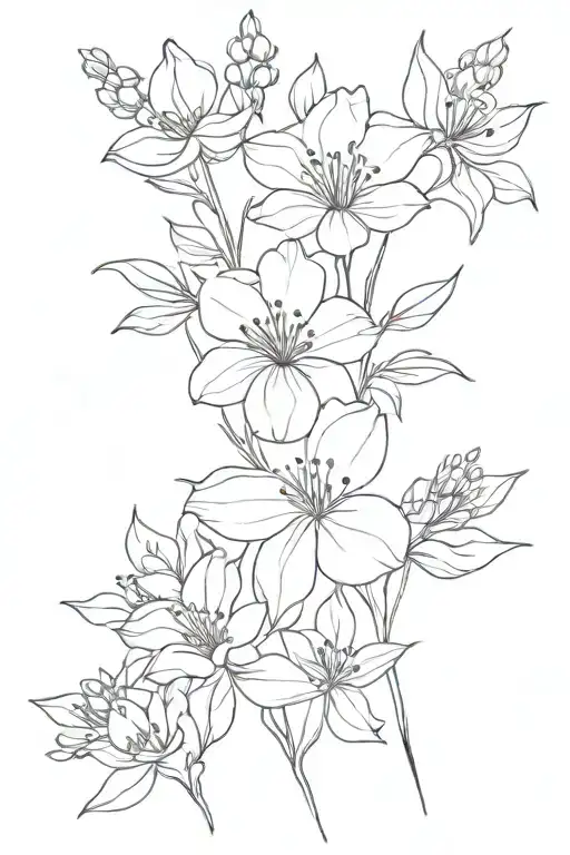 January February April May September November Birth Flower Bouquet