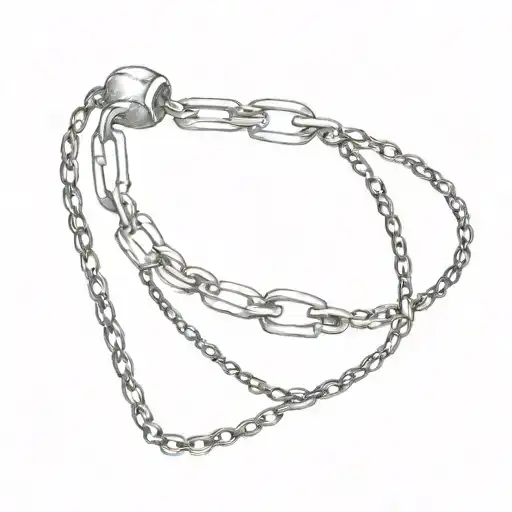 Sword Handle Have 2 Chain Dangled And This Chains Wrapping