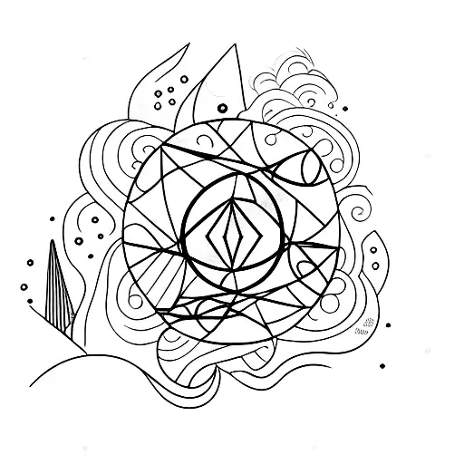 Full Moon With Sea Sparkle Over Mountain