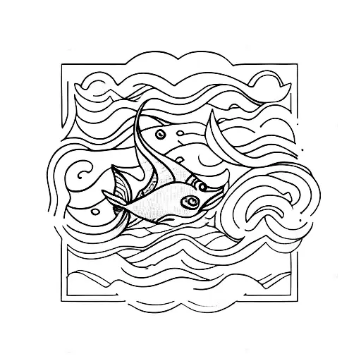 Full Moon With Phosphorescence In The Sea