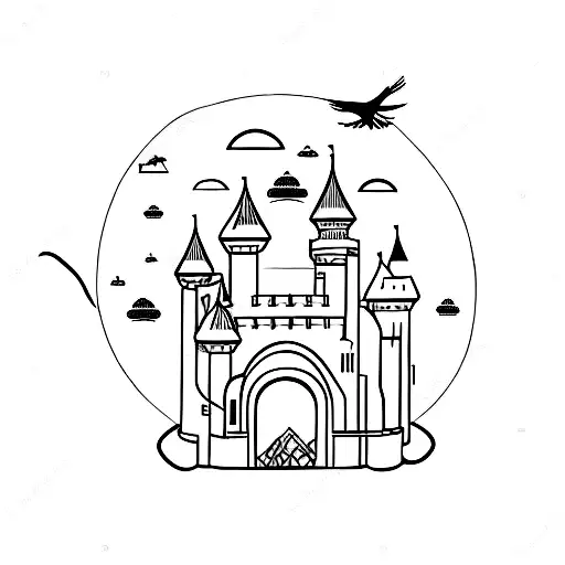 Castle On A Flying Bird