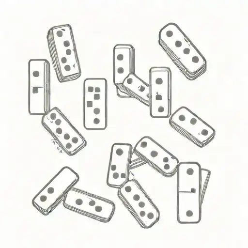 Single Domino Fine Line