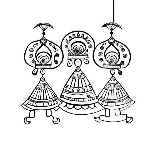 Metallic Dancing Bells Worn By Indian Dancers