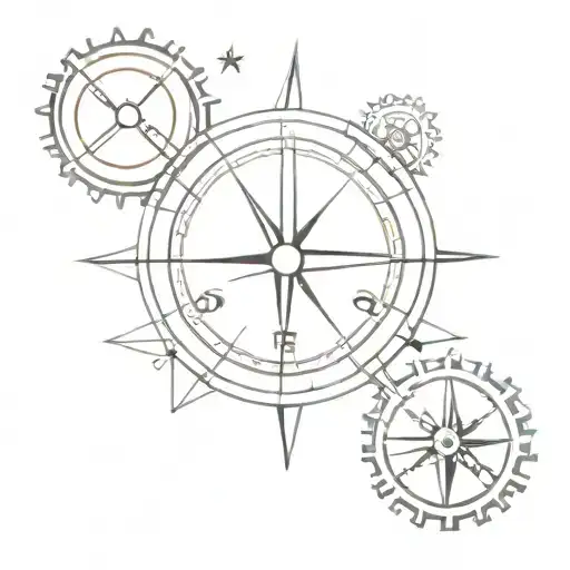 Compass And Clock Gears Forming