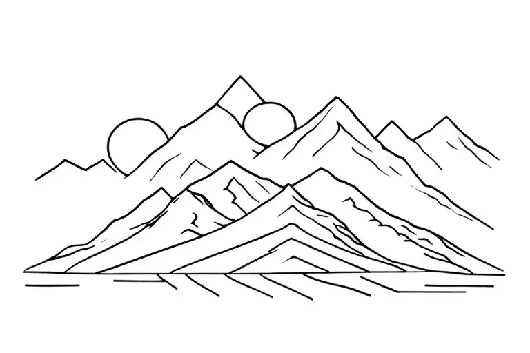 Road Bike Mountain Scene