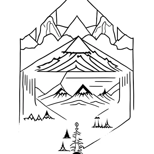 Mountain Scene Lord Of The Rings