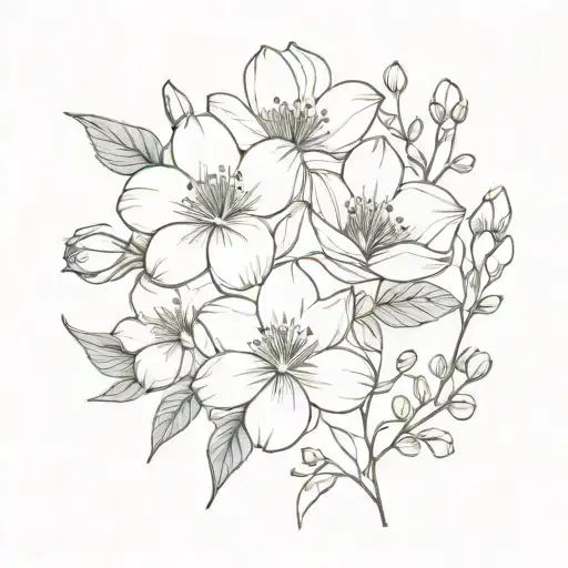 January And May Birth Flower Combination