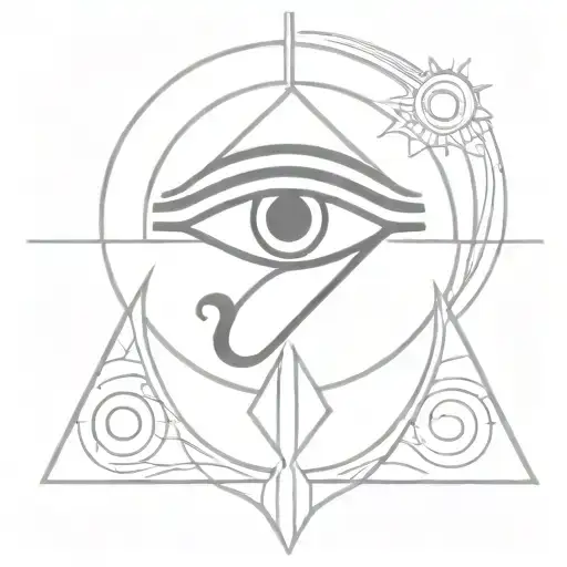 Eye Of Ra And The Sun