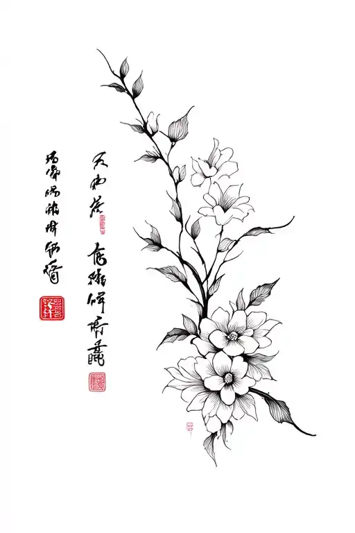 Duality Chinese Floral