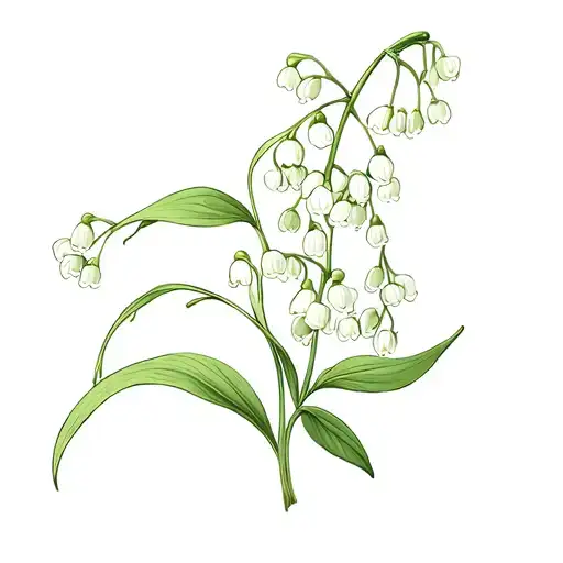 Lily Of The Valley And Hawthorn