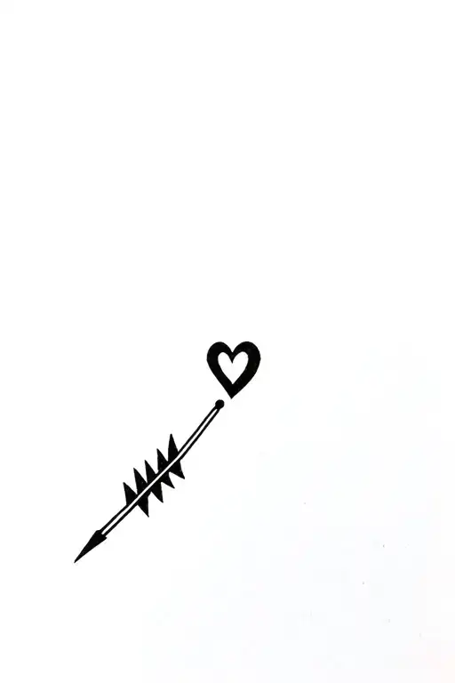 Arrow Trail To Heart