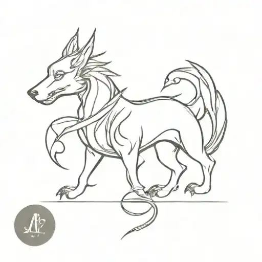 Dog And Dragon