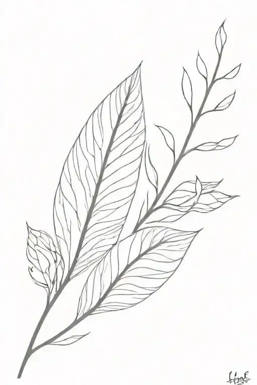 Leaf Wrap Shoulder And Arm Half Sleeve