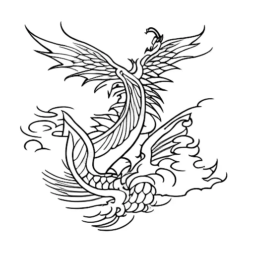 Phoenix With Dragon With Something Cinema