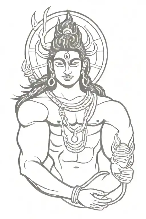 Shiva In Warrior Mode