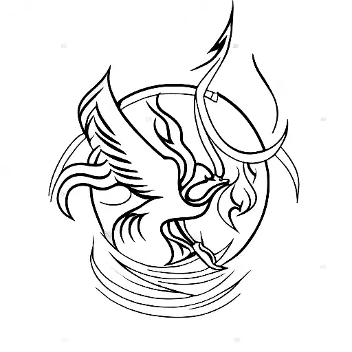 Fire Phoenix Arrow