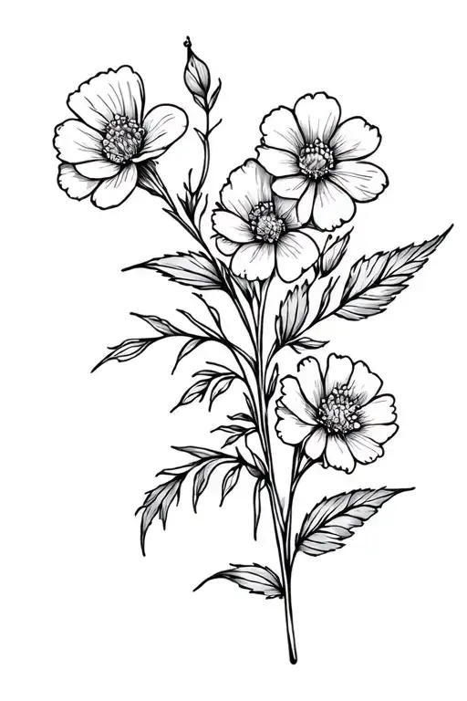 Birth Flower Bouquet