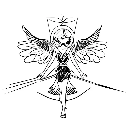 Fallen Angel With The Love Of His Life