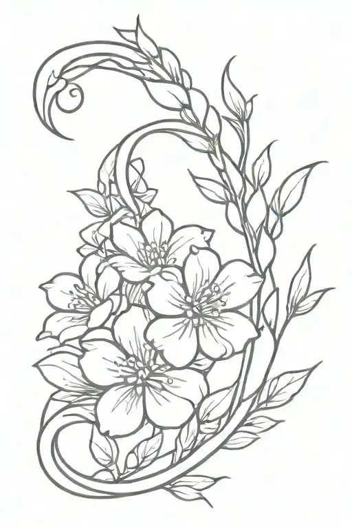 Dna Morphing Flowers Blooming Snake Eating Itself