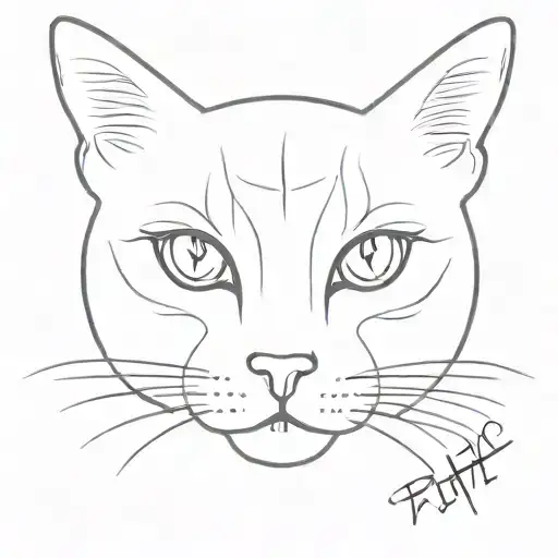 Cat With Planeta In Eyes