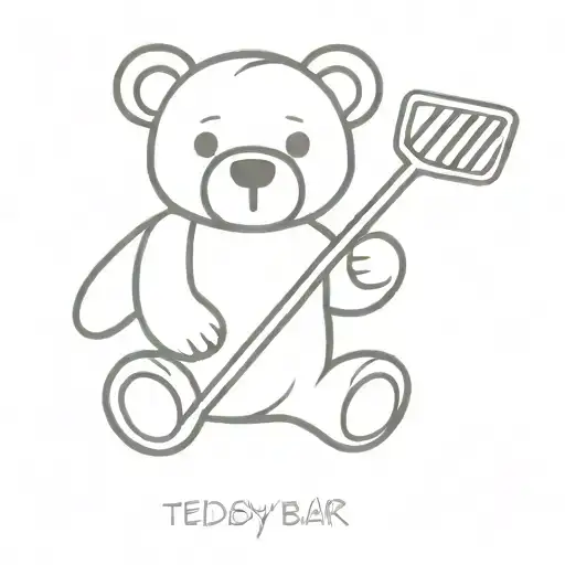 Teddy Bear With Pitchfork