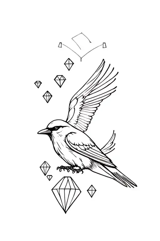 Diamonds And Crow