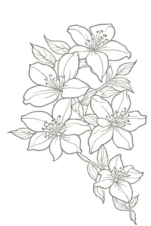 Gardinia Flowers Line