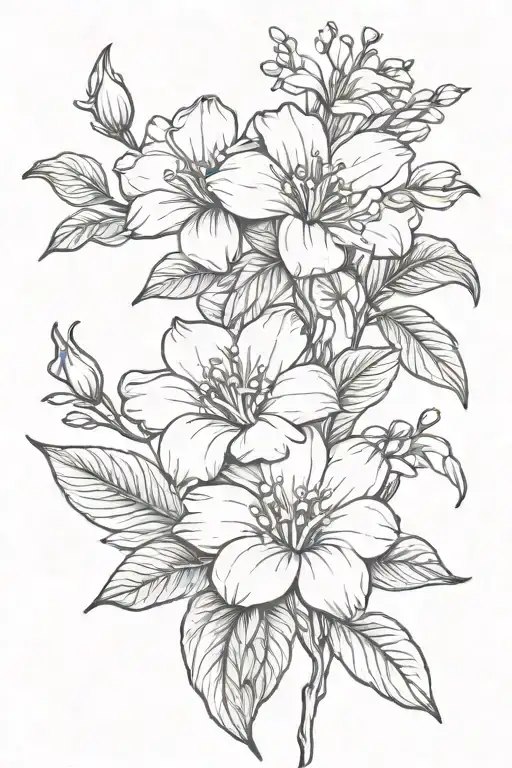 Gardinia Flowers Line