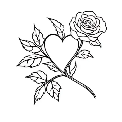 Motorcycle Love Rose