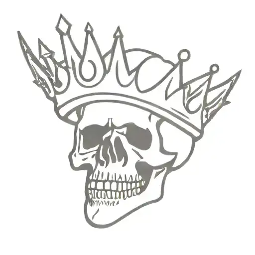 Skull With A Crown