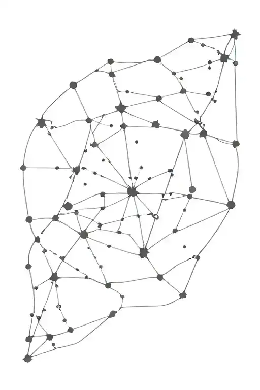 A Constellation Of Stars Forming A Unique Shape Representing A Special Date Or Location