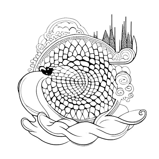 Leap Of Faith With Trippy Sky Background