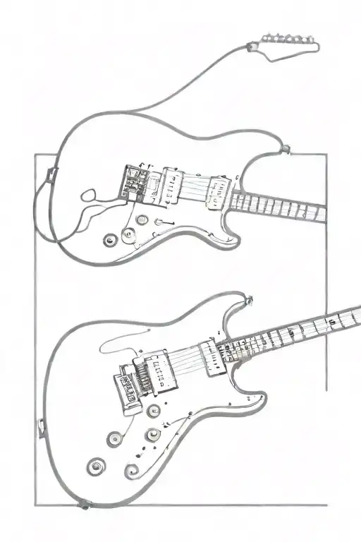 Electric Guitar Neck