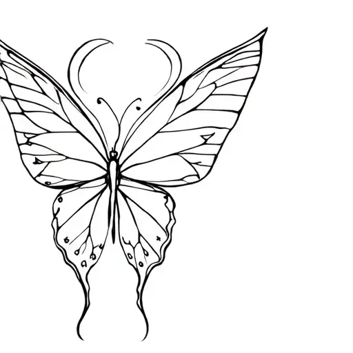 Lots Moon Butterfly Emerging