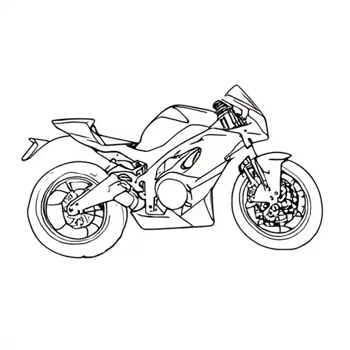 Sport Bike Silhouette