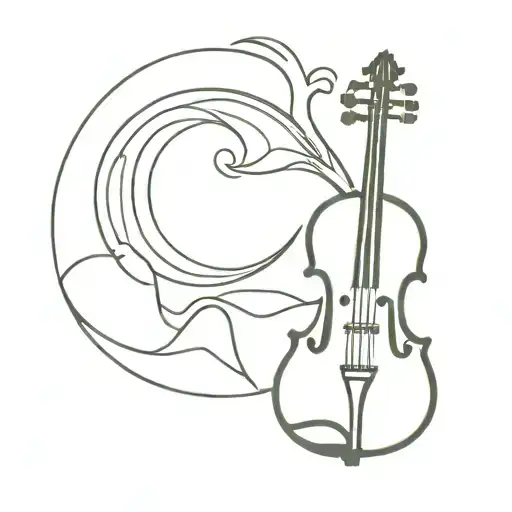 A Violin Inside A Sun