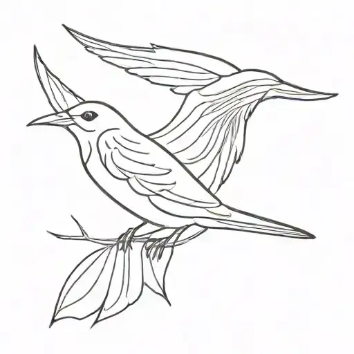 Bird Flying